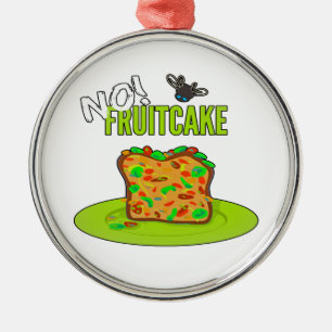 Funny Fruitcake Ornament Aus Metall