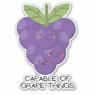 Funny fruits pupes kawaii für Laptop Aufkleber