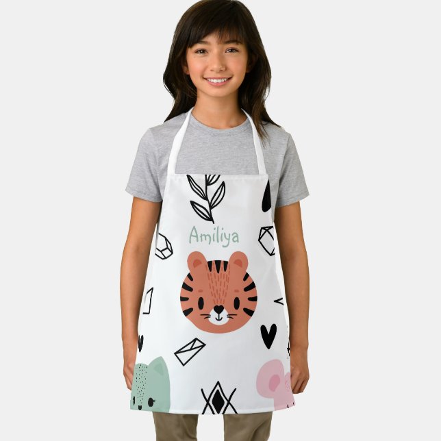 Funny fügen Sie Ihr Logo Kinder Schürze (Insitu)