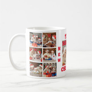 FUNNY FULTO COLLAGE MERRY CHRISTMAS white Kaffeetasse