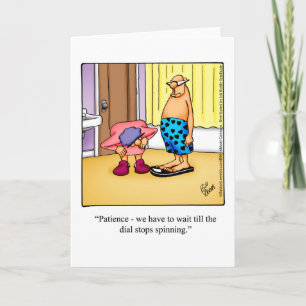 Funny Fun & Laughs Spaß Blank Greeting Card Karte