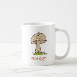 Funny FUN TYP Niedlich Goofy Mushroom Cartoon für  Tasse