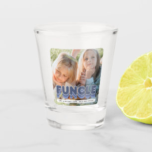 Funny Funcle Uncle Foto Schnapsglas