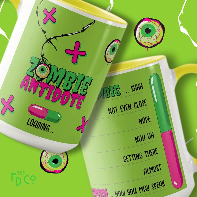 Funny Funky Niedlich Zombie Antidote Loading.. Tasse (Von Creator hochgeladen)