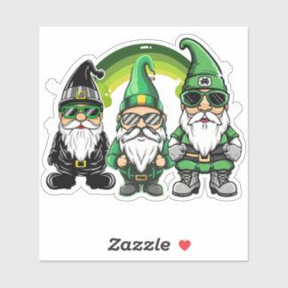 Funny Funny Garden Spaß Gnome Life St Patricks Aufkleber