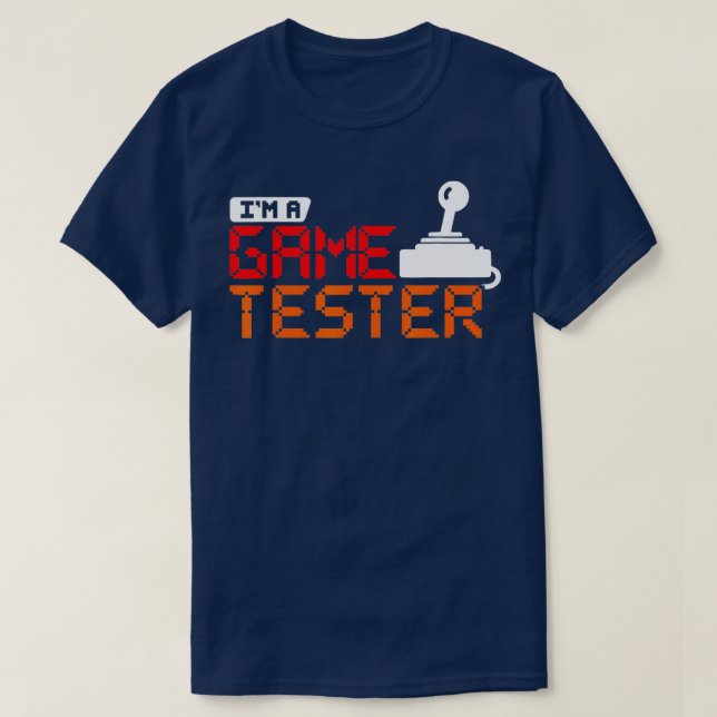 Funny für Video Game Players Game Tester T-Shirt (Design vorne)
