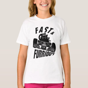 Funny FURRwous car fahr cat T-Shirt