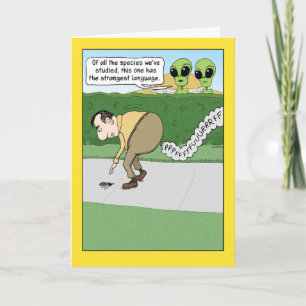 Funny Furz Language Birthday Card Karte