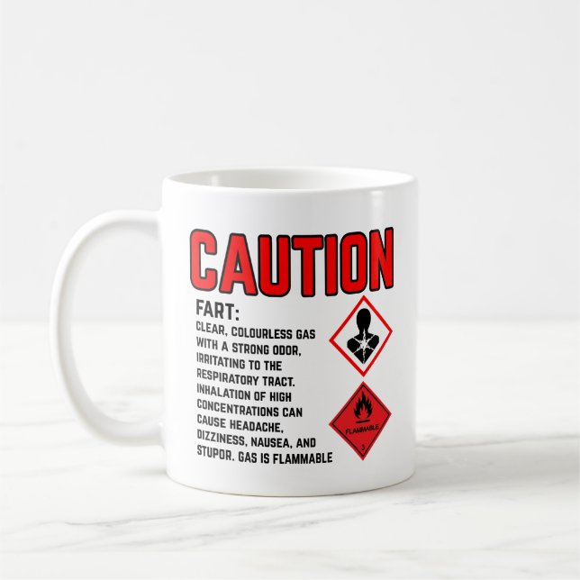 Funny Furz Tasse Geschenk (Links)
