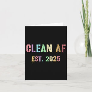 Funny Future Clean Af Est 2025 Grillen Clean Pin Karte