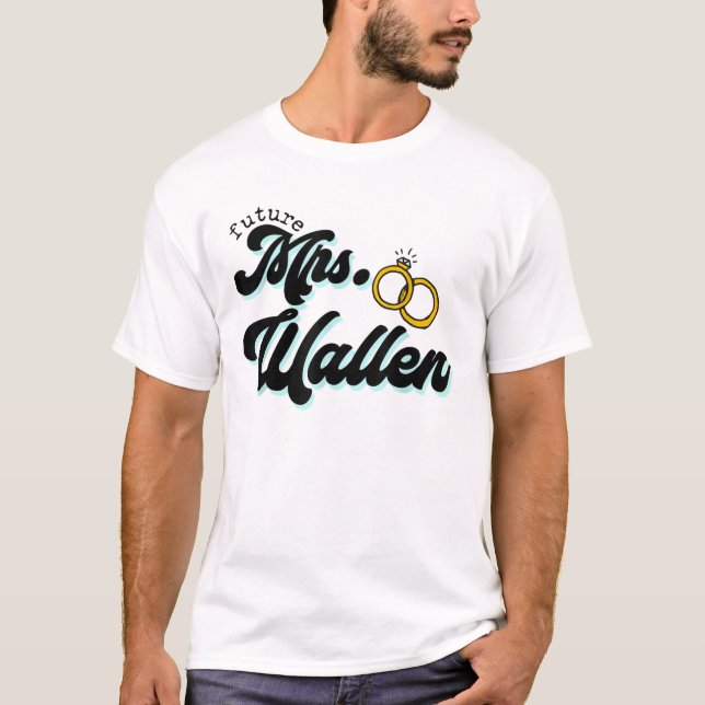 Funny Future Frau Wallen Retro 70er 80er 90S Vinta T-Shirt (Vorderseite)