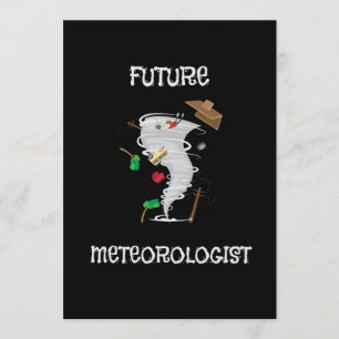Funny Future Meteorologe Tornado & Hurricane Einladung