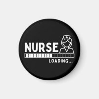 Funny Future Nurse Loading Bar Medical Schwarz-wei