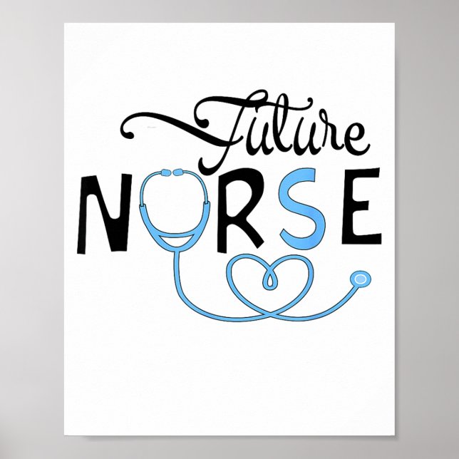 Funny Future Nurse Nursing School Student Nurse In Poster (Vorne)