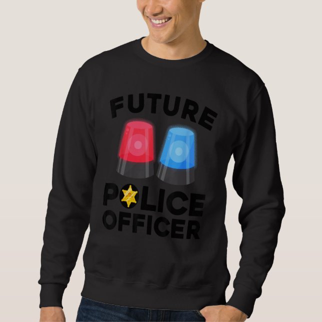 Funny Future Police Officer - Kinderjunge Mädchen  Sweatshirt (Vorderseite)