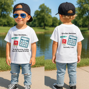 Funny Future Statistiker Baby T-shirt