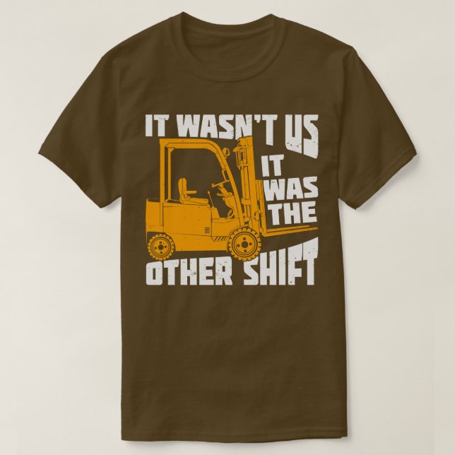 Funny Gabelstapler-Geschenk T-Shirt (Design vorne)
