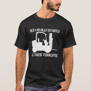 Funny Gabelstaplerdesign für Männer - Gabelstapler T-Shirt