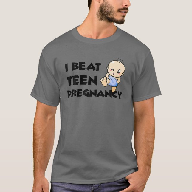 Funny Gag 20 Jahre alte Uni Student I Beat Teen T-Shirt (Vorderseite)