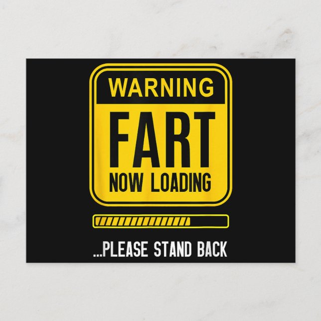 Funny Gag Feiertagspostkarte (Vorderseite)