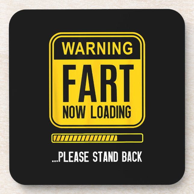 Funny Gag Getränkeuntersetzer (Vorderseite)