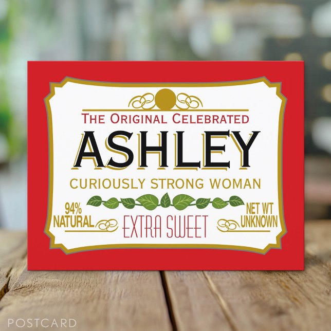 Funny Gag Gift for birthday party Postkarte (Custom Postcard)