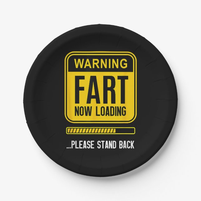 Funny Gag Pappteller (Vorderseite)