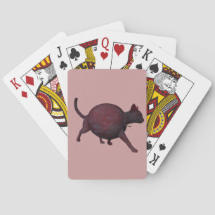Funny Gage Cat Spielkarten