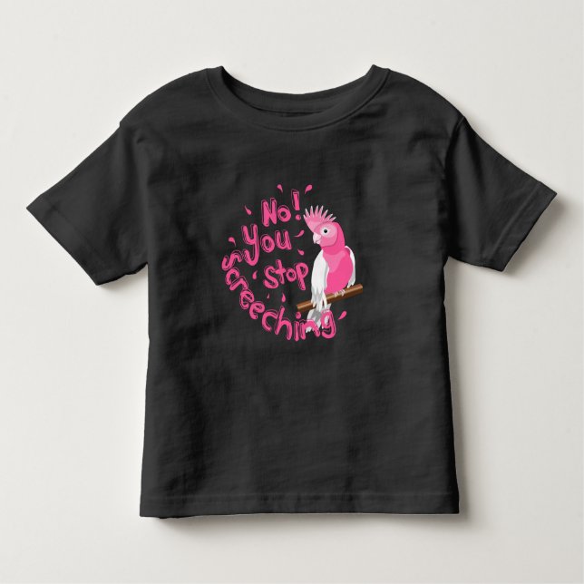 Funny Galah Cockatiel Kleinkind T-shirt (Vorderseite)