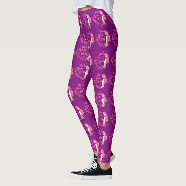 Funny Galah Cockatiel Leggings (Links)