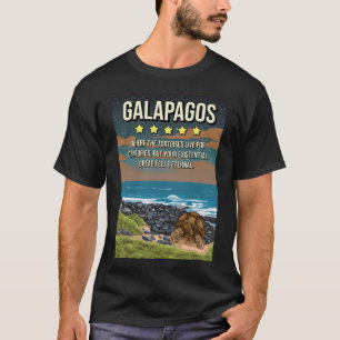 Funny Galapagos Islands 5 Star Tortoise Review Tra T-Shirt