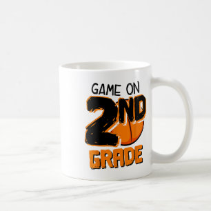 Funny Game auf der zweiten Stufe Sketch ersten Tag Kaffeetasse