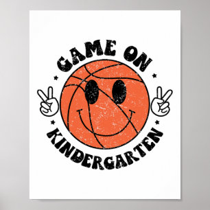 Funny Game auf Kindergarten Sketch erster Tag der Poster