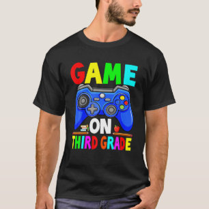 Funny Game on Third Grade Boy Girl Video Game Cont T-Shirt