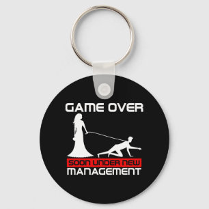 Funny Game Over Bride Geschenk Bachelorette Weddin Schlüsselanhänger