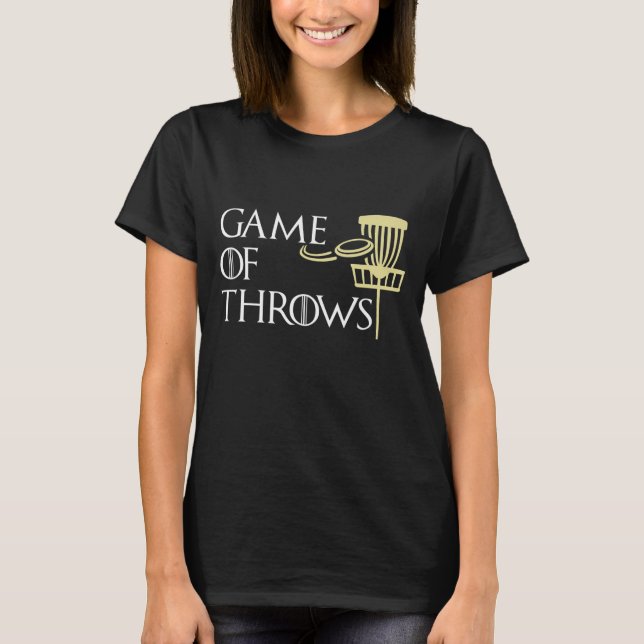 Funny Game Throws Disc Golf Männer Frauen Geschenk T-Shirt (Vorderseite)