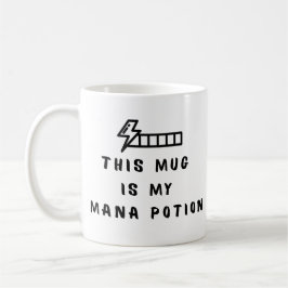Funny Gamer Coffee Mug This Mug Is My Mana Potion  Kaffeetasse