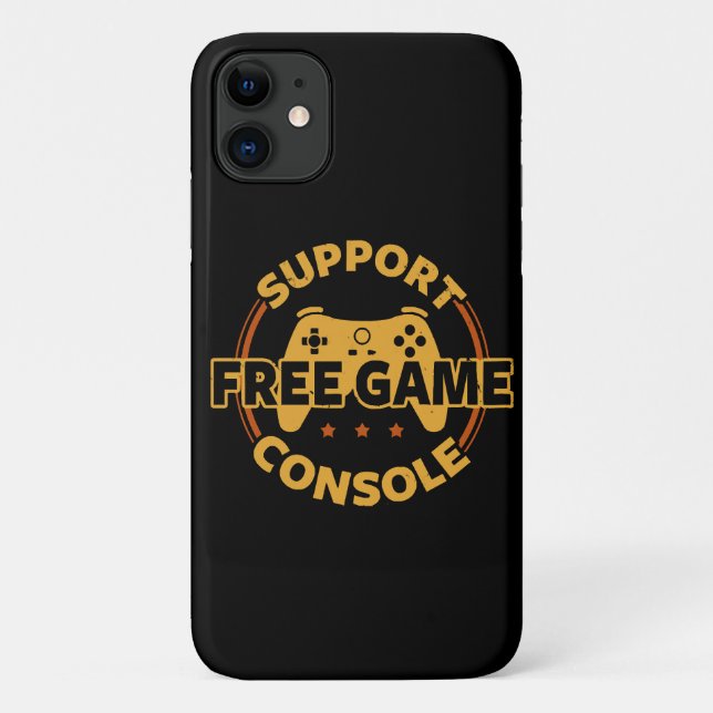Funny Gamer Console Protest Gaming Case-Mate iPhone Hülle (Rückseite)