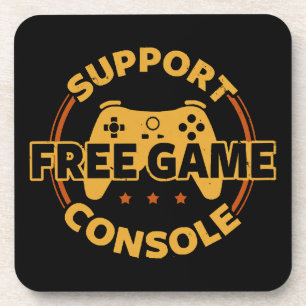 Funny Gamer Console Protest Gaming Getränkeuntersetzer