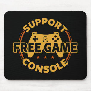 Funny Gamer Console Protest Gaming Mousepad