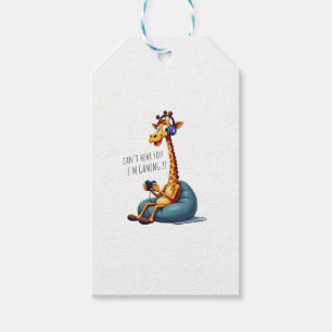 Funny Gamer Giraffe Gaming for Boys Men Video Game Geschenkanhänger