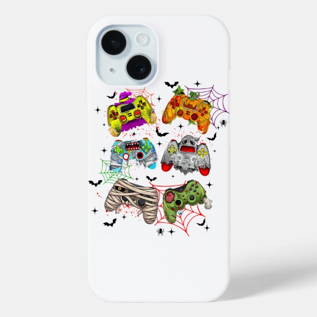 Funny Gamer Halloween Telefon iPhone 15 Fall Case-Mate iPhone Hülle (Rückseite)