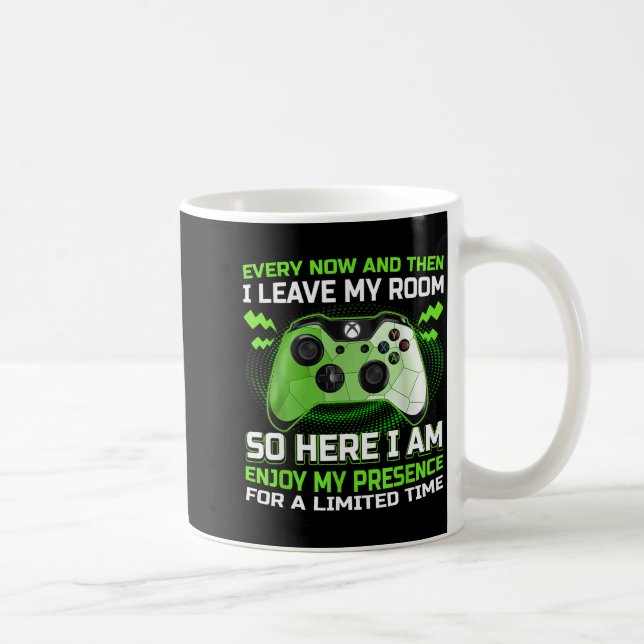 Funny Gamer I Don't Always Play Video Games Gift B Kaffeetasse (Rechts)