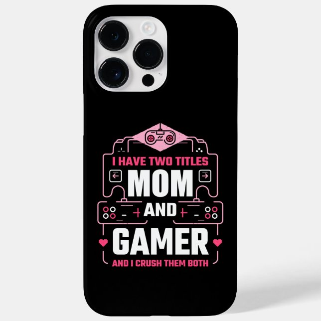FUNNY GAMER MAMA iPhone-Fall Case-Mate iPhone Hülle (Rückseite)