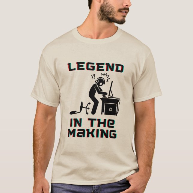 Funny Gamer Meme Tee for Gaming Lovers  (Vorderseite)