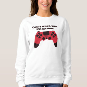 Funny Gamer Meme - Videogames Nerd Typografisch Sweatshirt