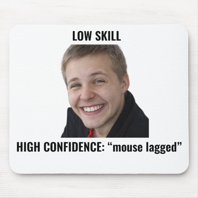 Funny Gamer Mouse Lagged Meme Mouse Pad Mousepad (Vorne)