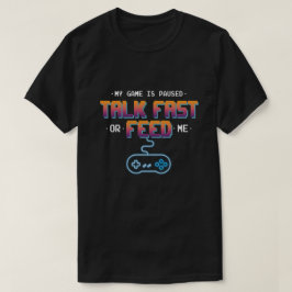 Funny Gamer Quote T - Shirt - "Mein Spiel ist ange