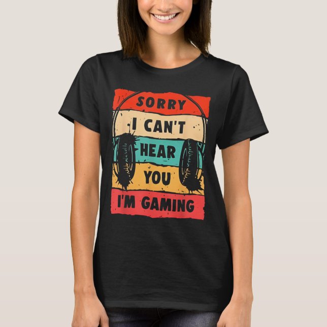 Funny Gamer Shirt for Teens Boys Men Video Gaming (Vorderseite)