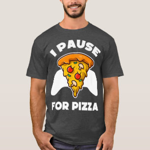 Funny gamer video games pausen Pizza Lover Pre T-Shirt